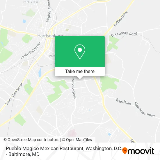 Mapa de Pueblo Magico Mexican Restaurant