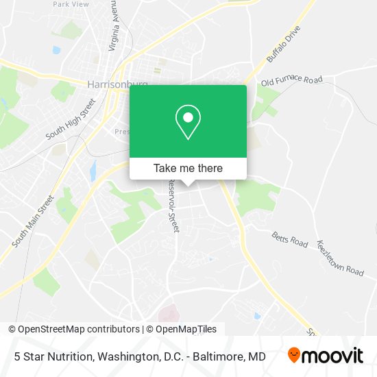 Mapa de 5 Star Nutrition