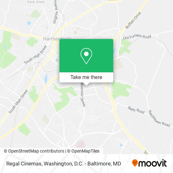 Mapa de Regal Cinemas