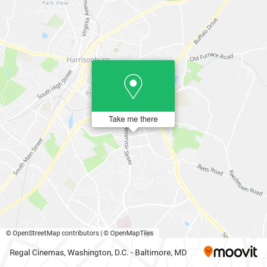 Regal Cinemas map