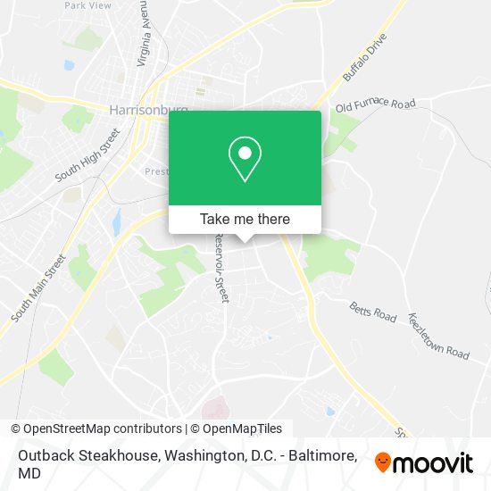 Mapa de Outback Steakhouse