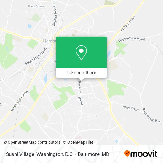 Sushi Village map