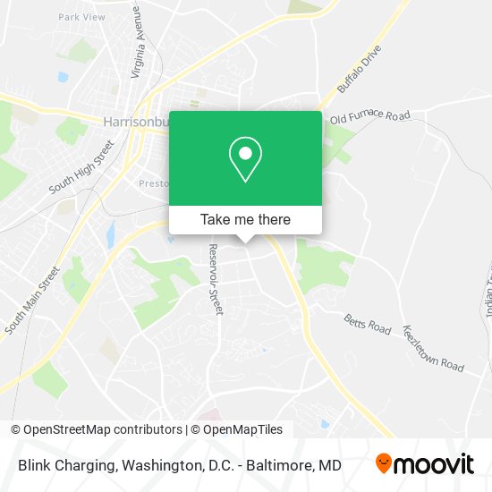 Blink Charging map
