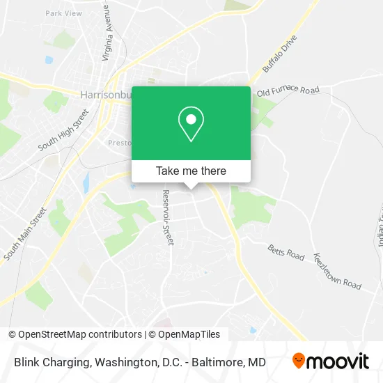 Blink Charging map