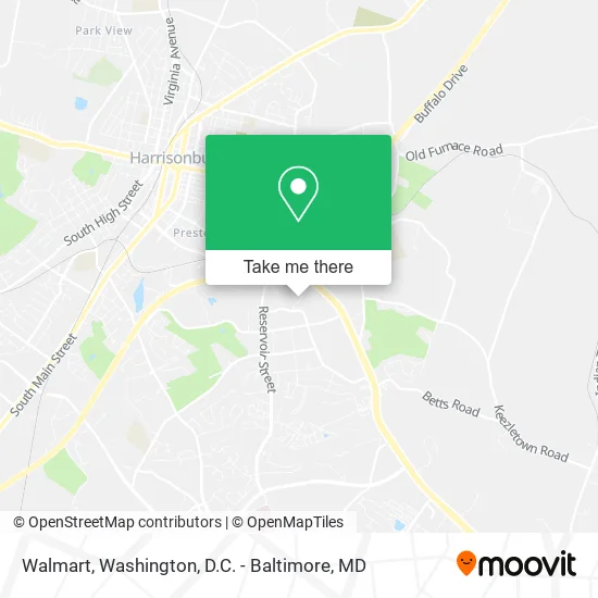 Mapa de Walmart