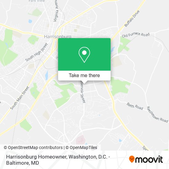 Harrisonburg Homeowner map