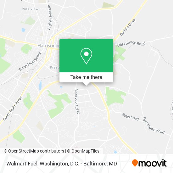 Mapa de Walmart Fuel