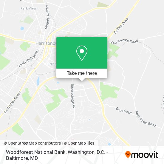 Woodforest National Bank map