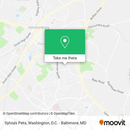 Sylvia's Pets map