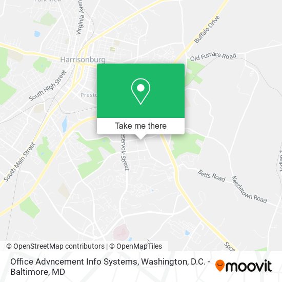 Mapa de Office Advncement Info Systems