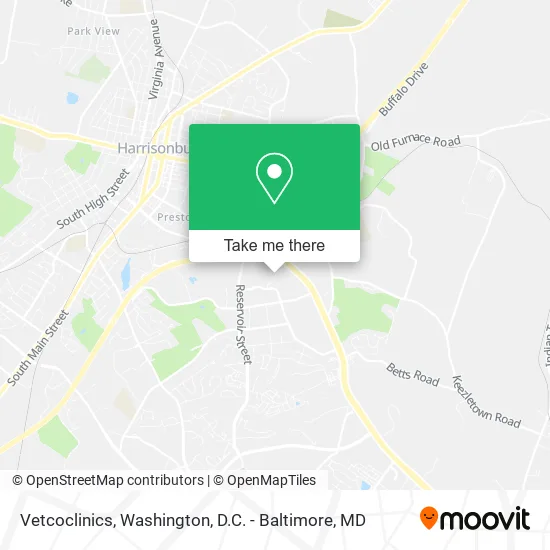 Vetcoclinics map