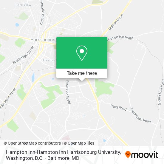 Hampton Inn-Hampton Inn Harrisonburg University map