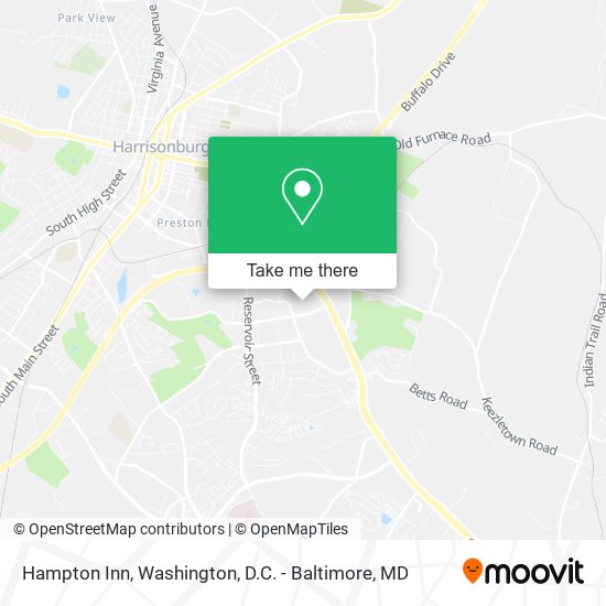Hampton Inn map