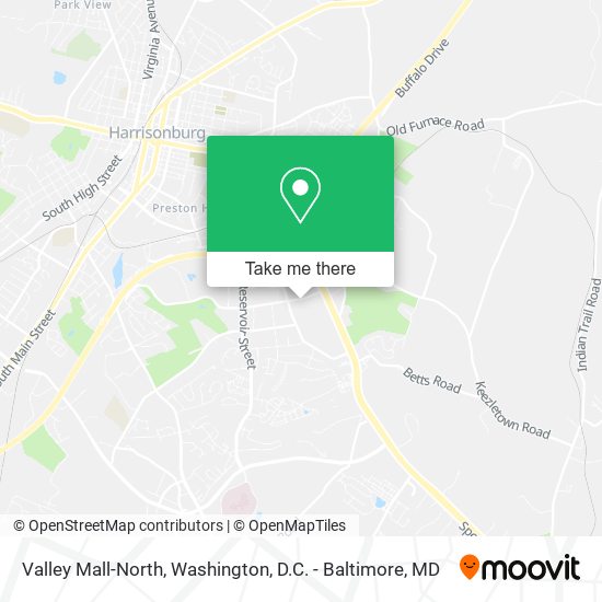 Mapa de Valley Mall-North