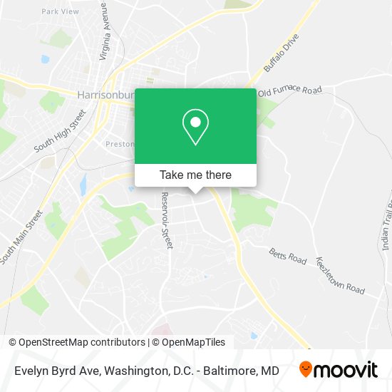 Evelyn Byrd Ave map