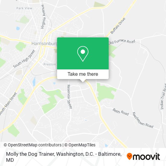Molly the Dog Trainer map
