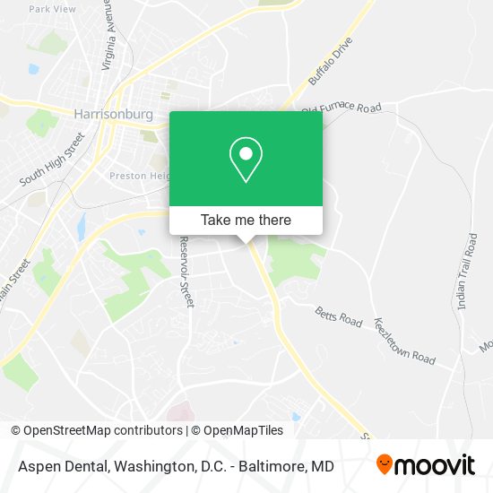 Mapa de Aspen Dental