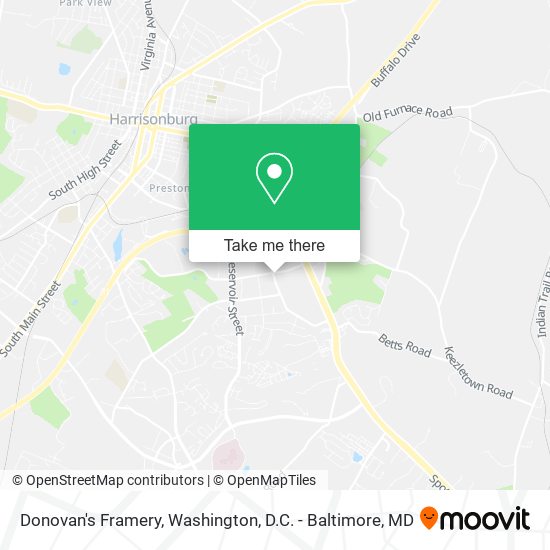 Mapa de Donovan's Framery