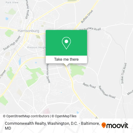 Commonwealth Realty map