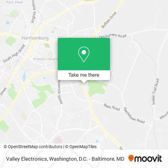 Valley Electronics map