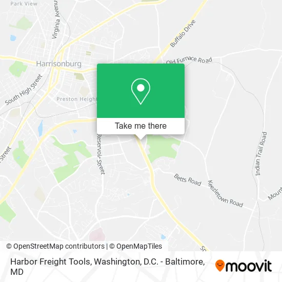 Mapa de Harbor Freight Tools