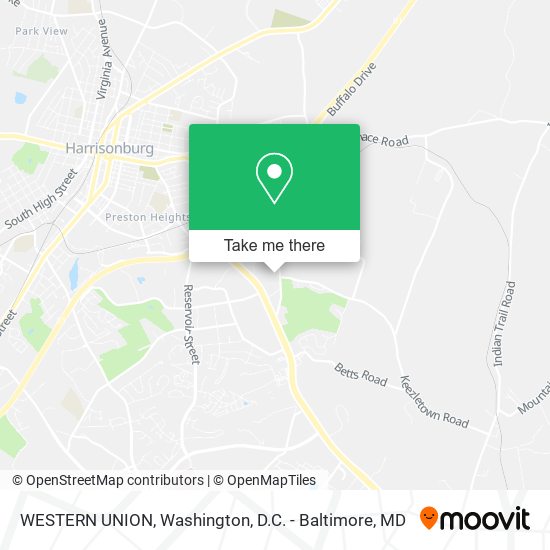 WESTERN UNION map