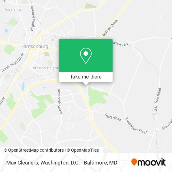Max Cleaners map