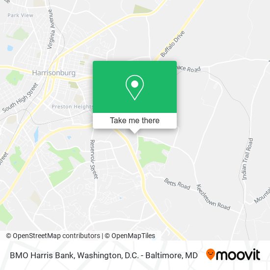 BMO Harris Bank map