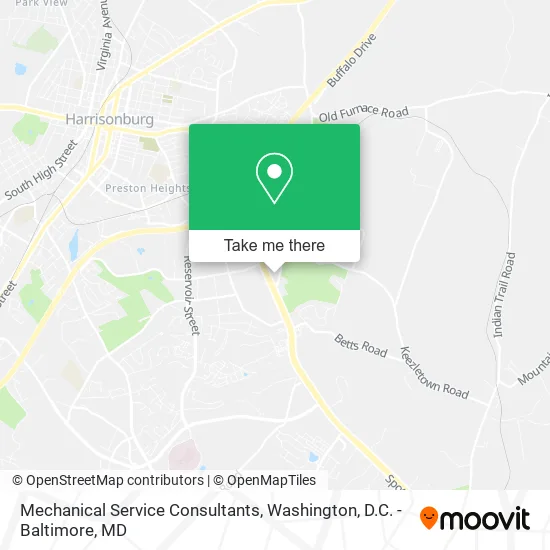 Mechanical Service Consultants map