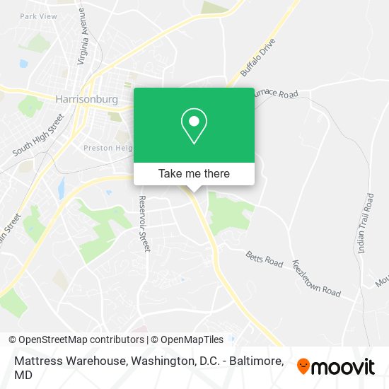 Mattress Warehouse map