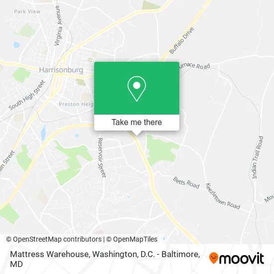 Mattress Warehouse map