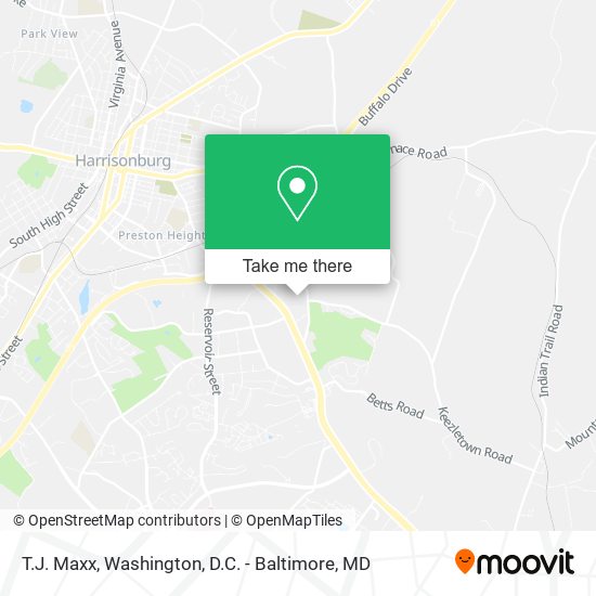 Mapa de T.J. Maxx