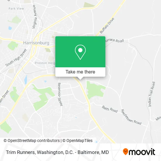 Trim Runners map