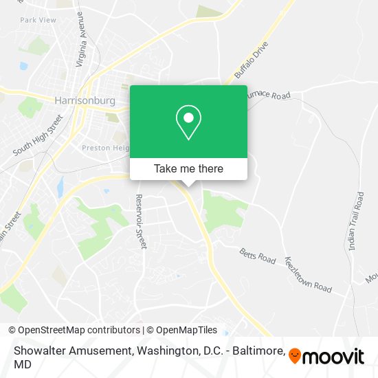 Mapa de Showalter Amusement