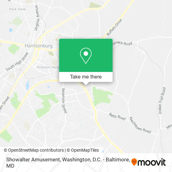 Showalter Amusement map