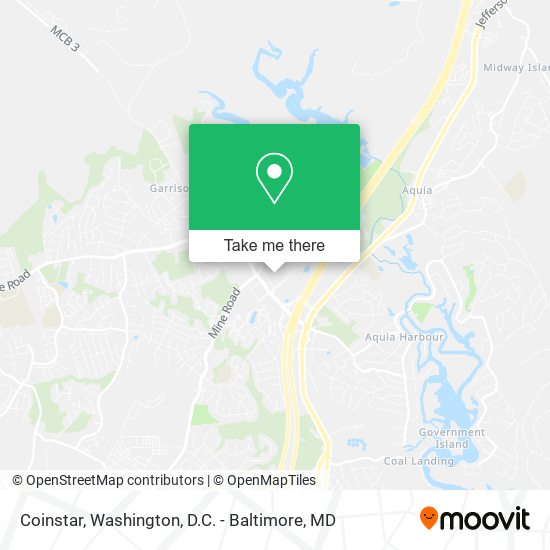 Mapa de Coinstar