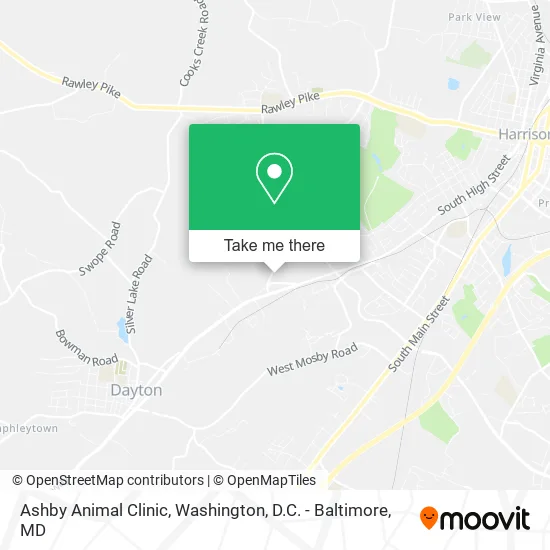 Ashby Animal Clinic map