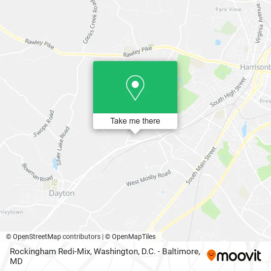 Rockingham Redi-Mix map