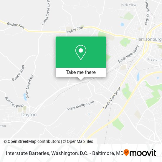 Interstate Batteries map