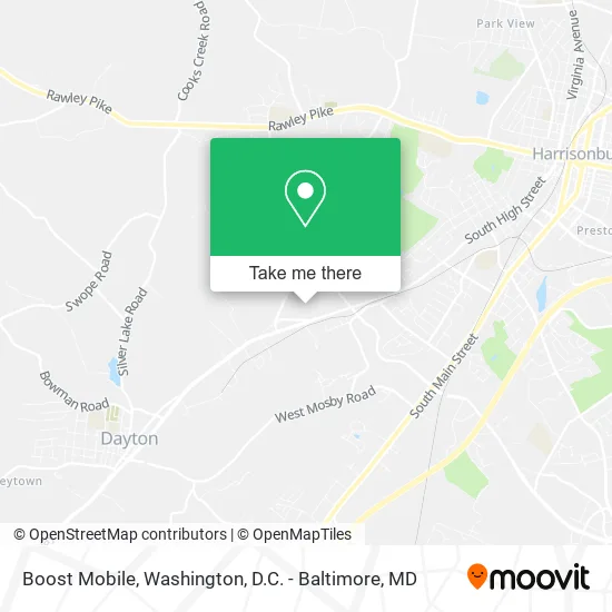 Boost Mobile map