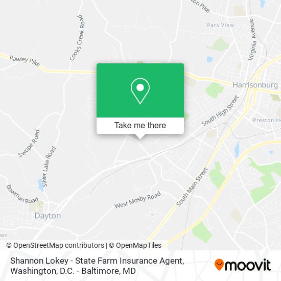 Mapa de Shannon Lokey - State Farm Insurance Agent