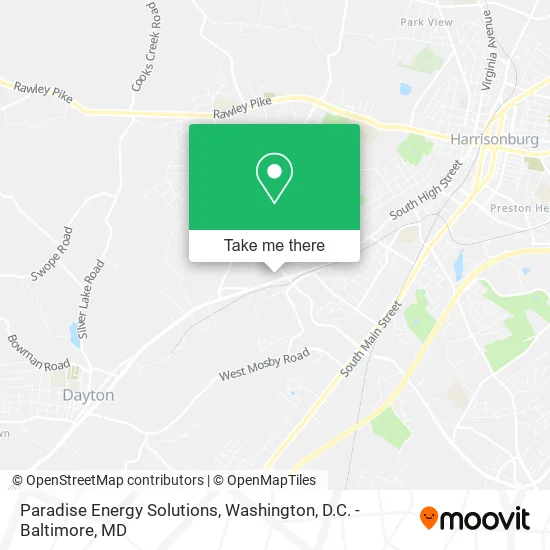 Paradise Energy Solutions map