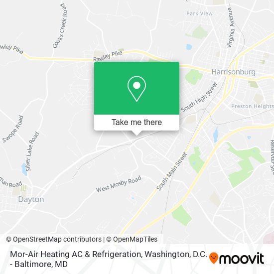 Mor-Air Heating AC & Refrigeration map