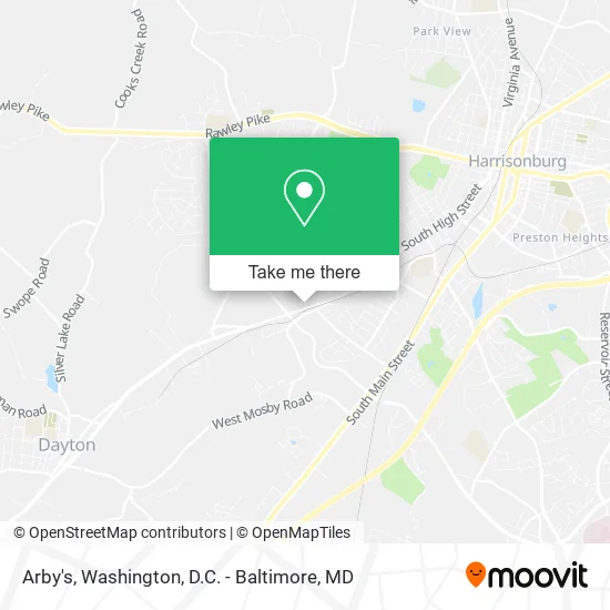Arby's map