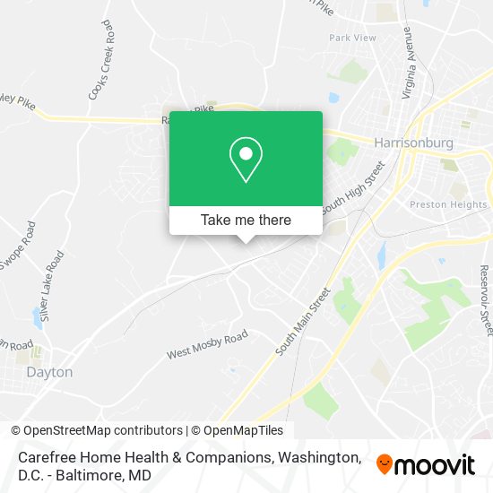 Mapa de Carefree Home Health & Companions