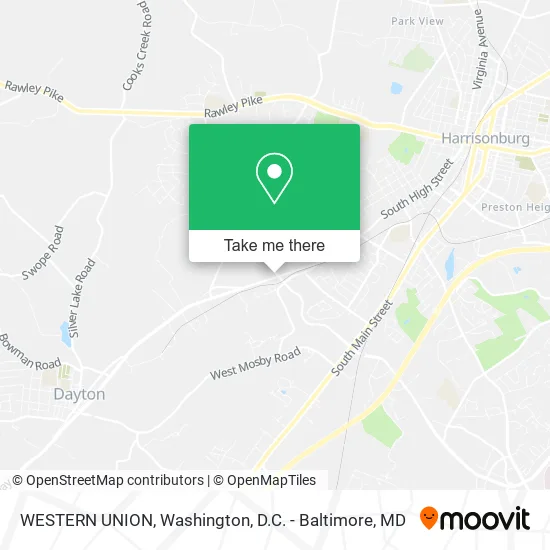 WESTERN UNION map