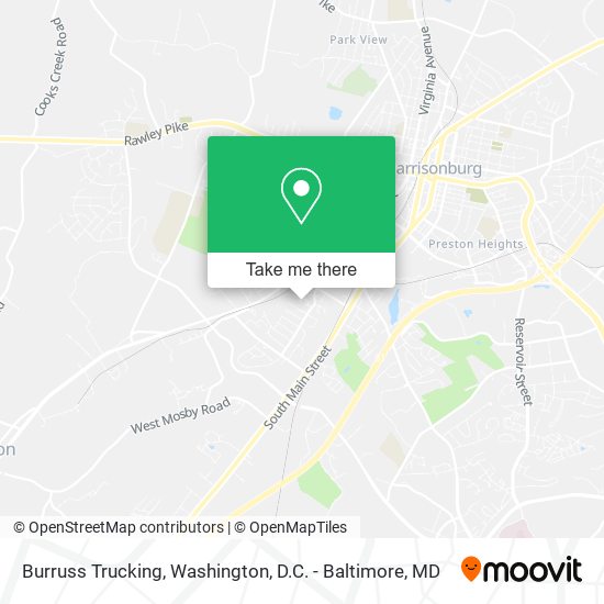 Burruss Trucking map