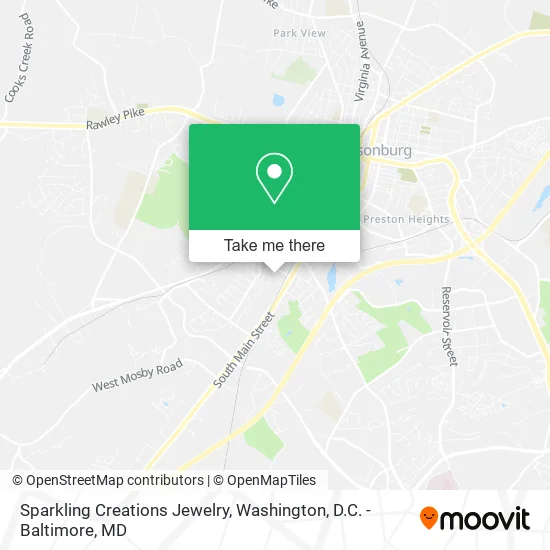 Sparkling Creations Jewelry map