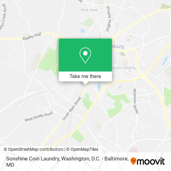 Mapa de Sonshine Coin Laundry