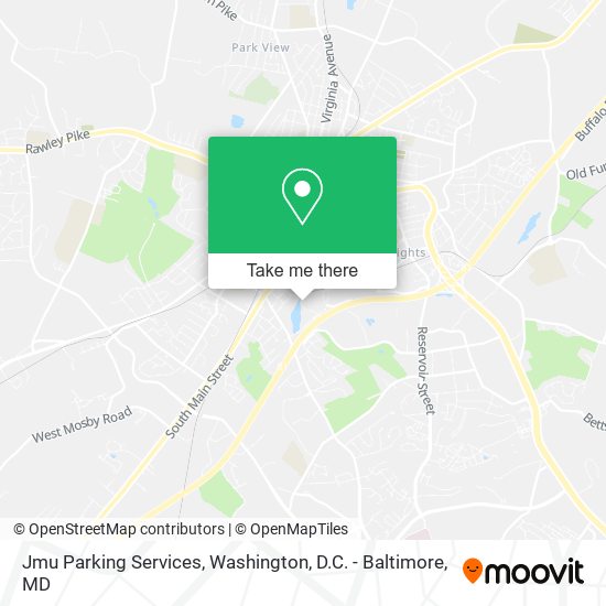 Jmu Parking Services map